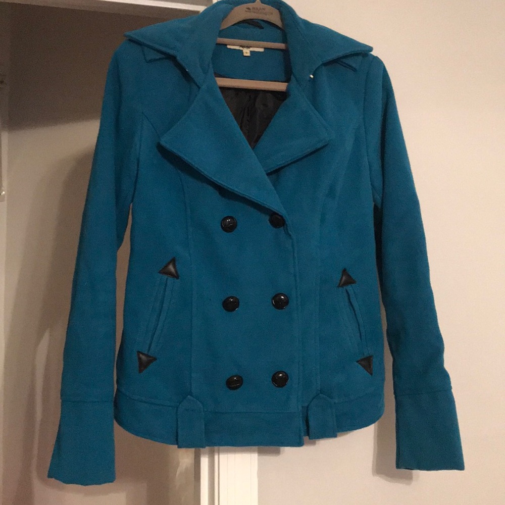 Blue coat jacket